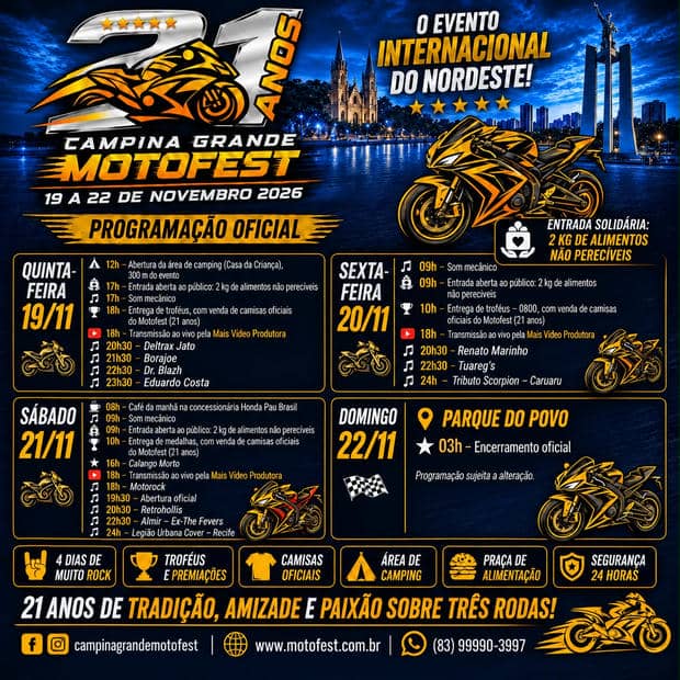 Flyer do evento